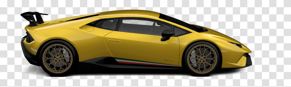 Lamborghini Huracan Performante Side, Car, Vehicle, Transportation, Automobile Transparent Png