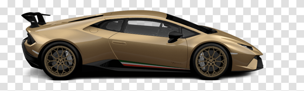 Lamborghini Huracan Performante Side, Car, Vehicle, Transportation, Wheel Transparent Png