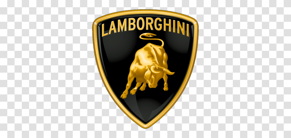 Lamborghini Lamborghini Logo White Background, Trademark, Emblem, Badge Transparent Png