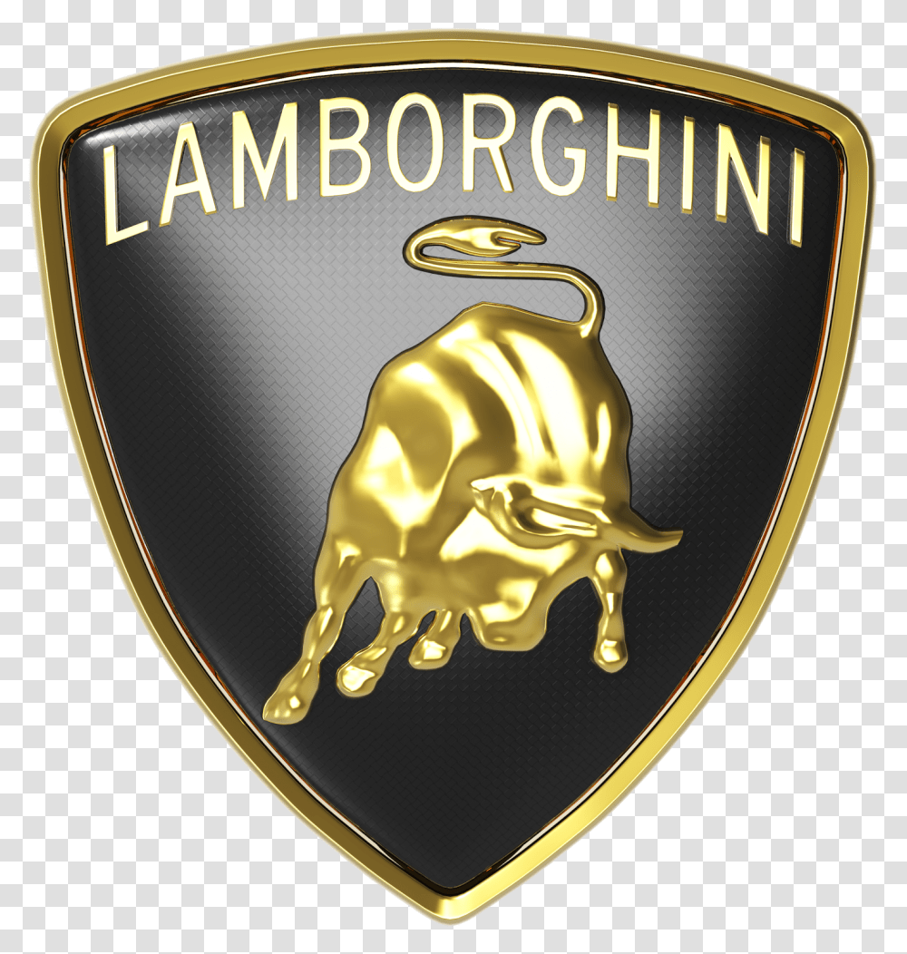 Lamborghini Logo Background, Trademark, Emblem, Badge Transparent Png