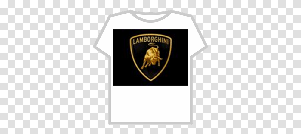 Lamborghini Logo Black Background Roblox Lamborghini Logo 4k, Clothing, Apparel, Shirt, T-Shirt Transparent Png