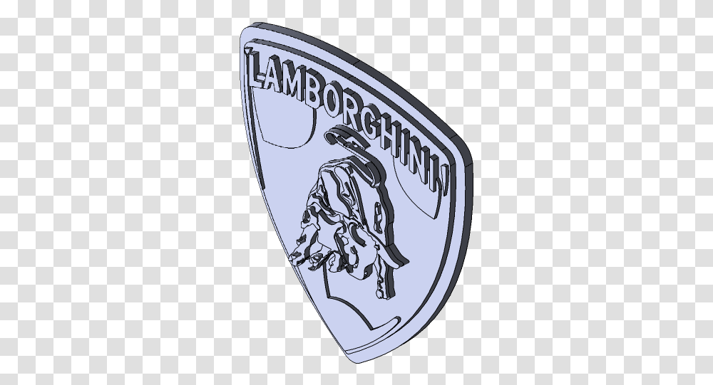 Lamborghini Logo Emblem, Armor, Symbol, Plectrum, Trademark Transparent Png