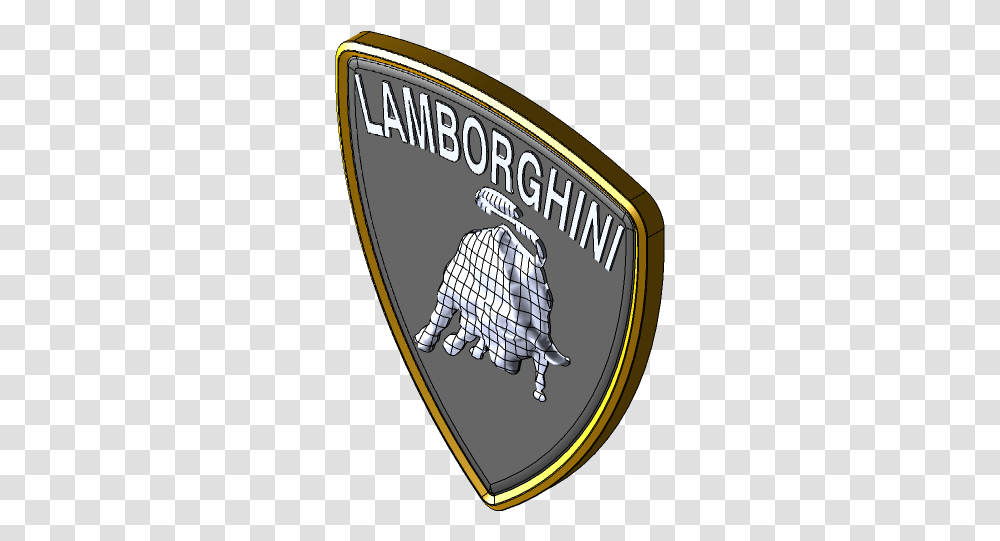 Lamborghini Logo Emblem, Armor, Symbol, Trademark, Shield Transparent Png