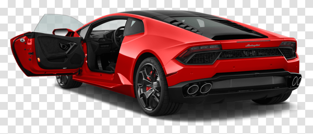 Lamborghini Sport Car Red Lamborghini Huracan Doors, Vehicle, Transportation, Automobile, Sports Car Transparent Png