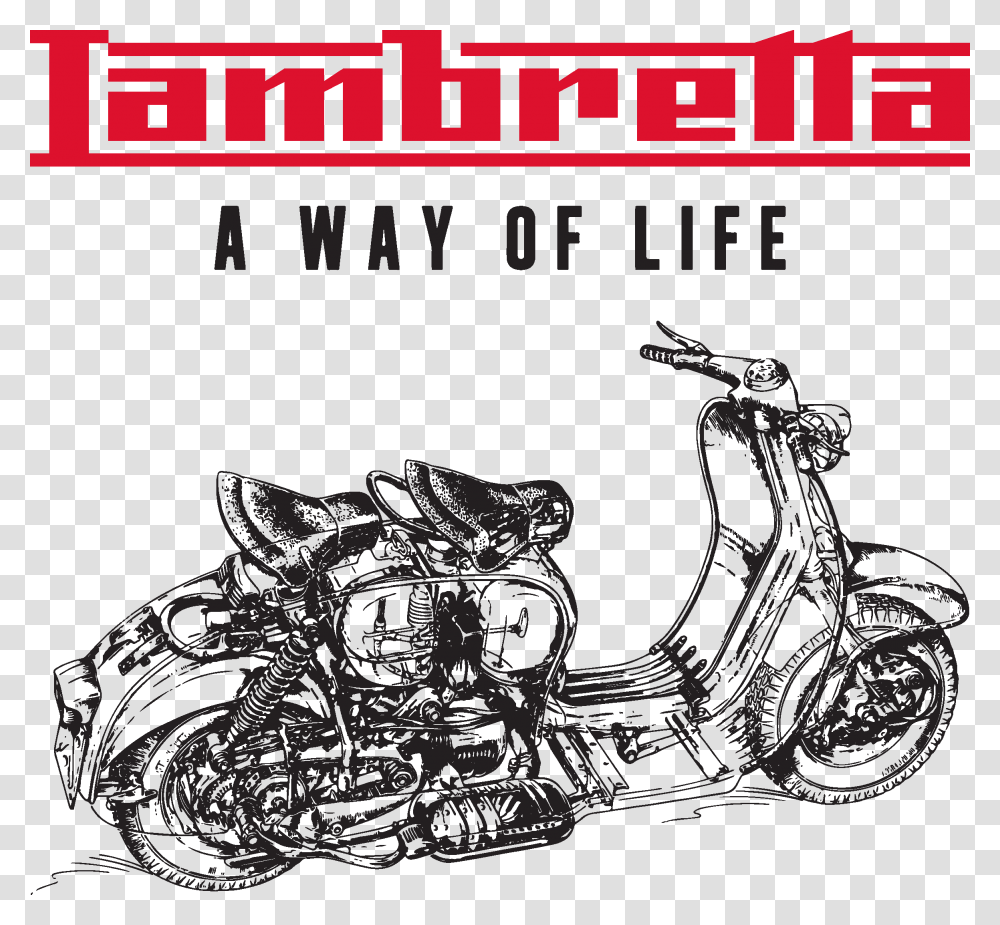 Lambretta A Way Of Life, Motorcycle, Vehicle, Transportation, Motor Scooter Transparent Png