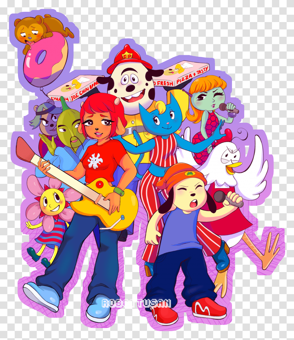 Lammy N Parappa Parade Parappa The Rapper Transparent Png