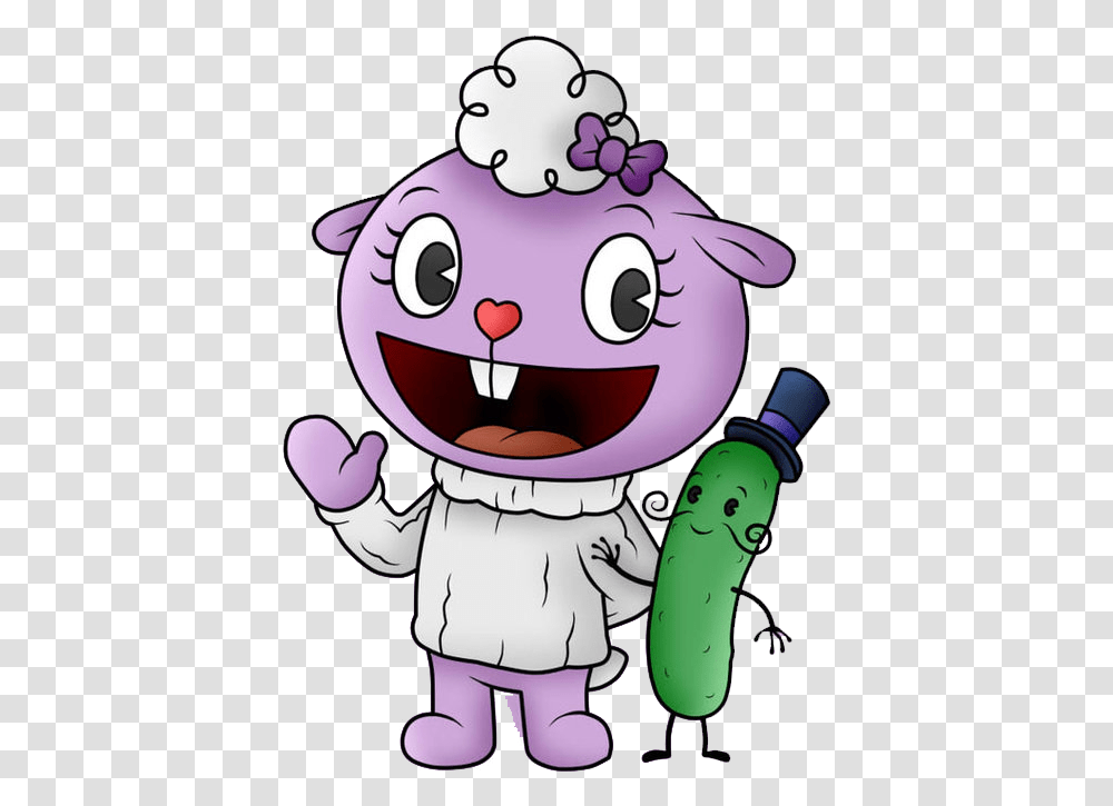 Lammy Y Mr Pickels Happy Tree Friends By Miqita D735hma Lammy Amp Mr Pickles, Plant, Food, Relish, Toy Transparent Png