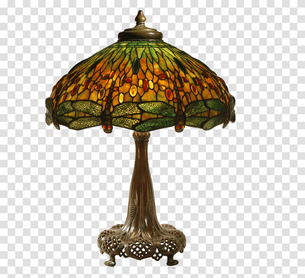 Lamp Art Nouveau Art Nouveau Objetos Decorativos, Table Lamp, Lampshade, Plant, Flower Transparent Png