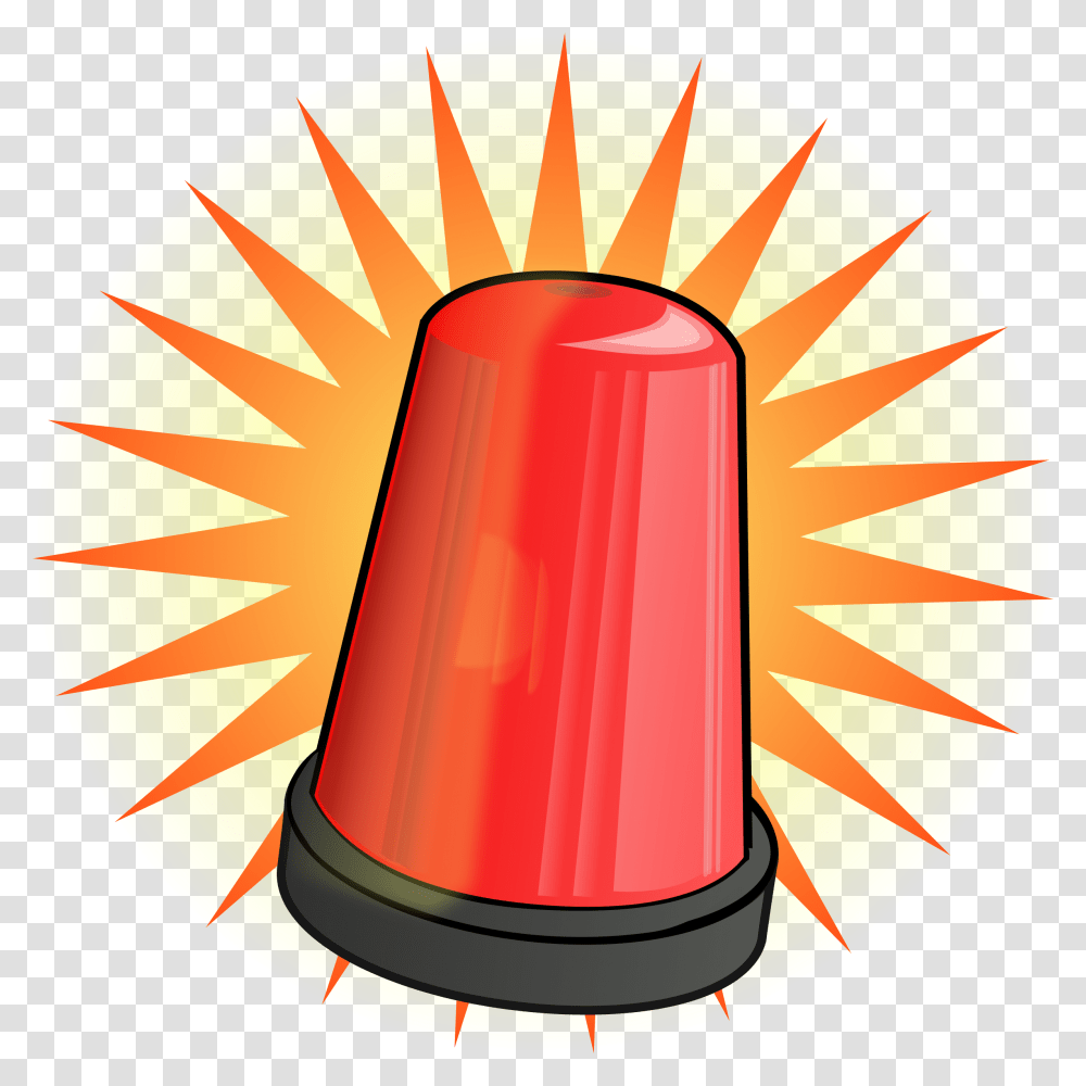 Lamp Clipart Police, Cone Transparent Png