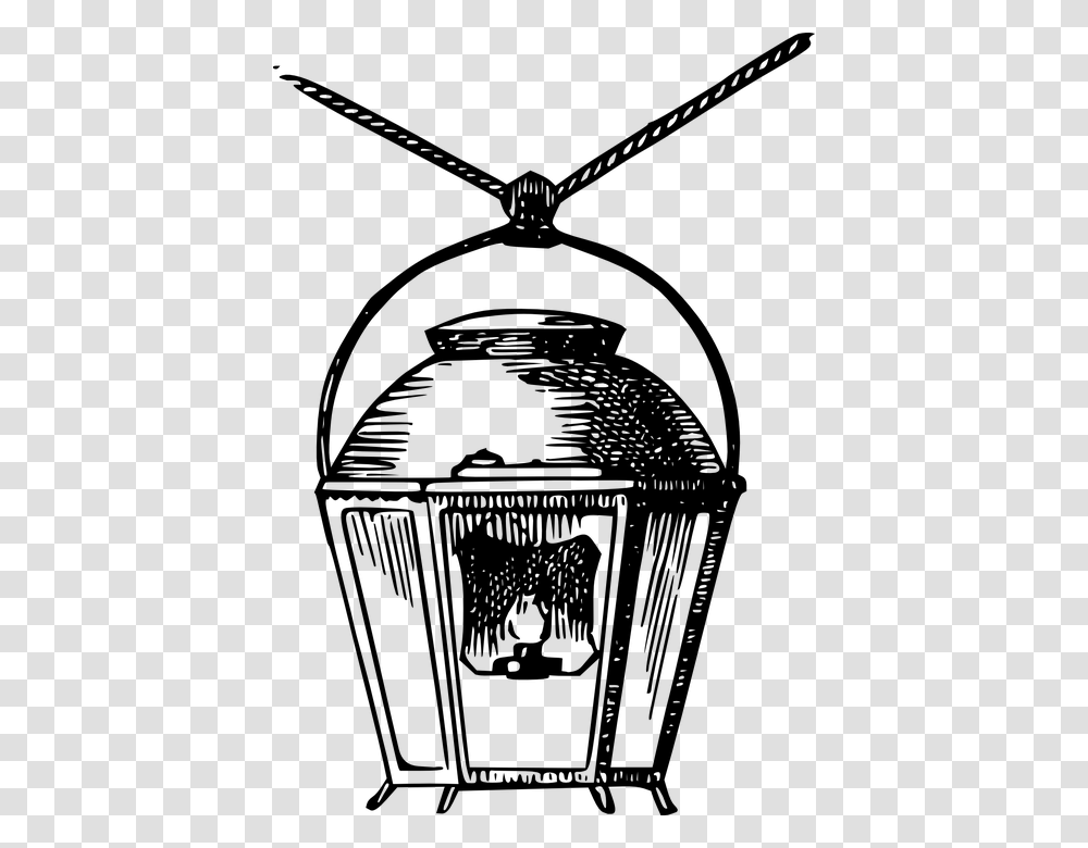 Lamp Light Gas Lamp Street Lamp Historic Antique Antique Lantern Vector, Gray, World Of Warcraft Transparent Png