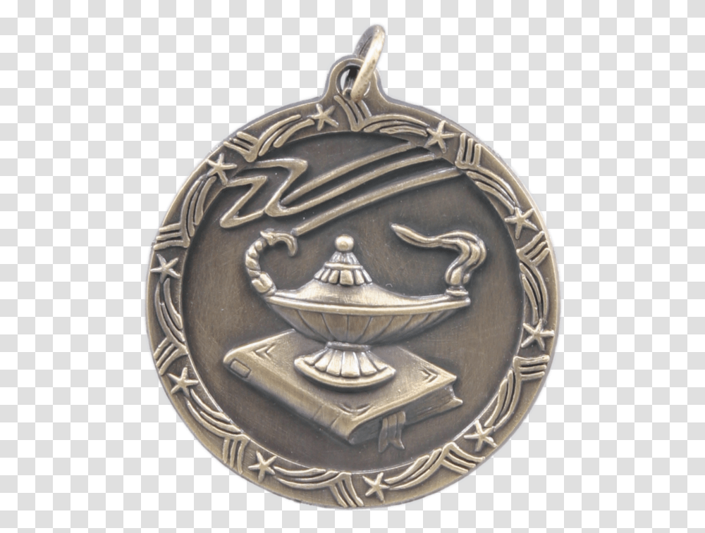 Lamp Of Knowledge Shooting Star Medal Medal, Helmet, Clothing, Apparel, Coin Transparent Png