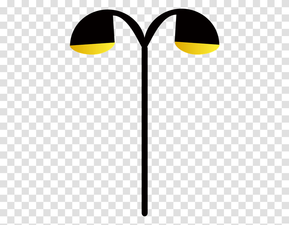 Lamp Post Clipart Road, Pac Man, Plant, Cross Transparent Png