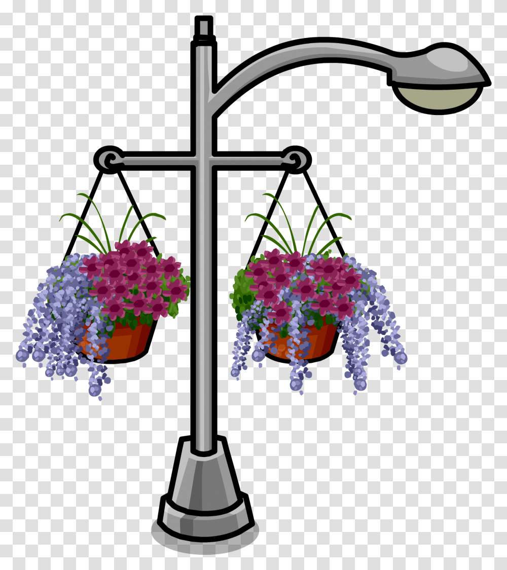 Lamp Post Id 867 Sprite 003 Lamppost Sprites Full Size Street Light, Symbol, Flower, Plant, Blossom Transparent Png
