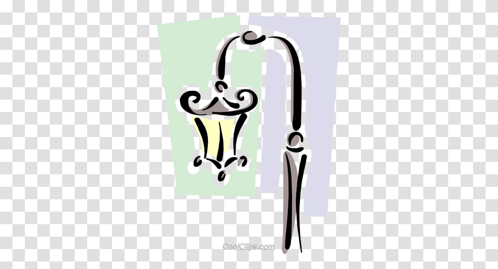Lamp Post Royalty Free Vector Clip Art Illustration, Hook, Cowbell Transparent Png