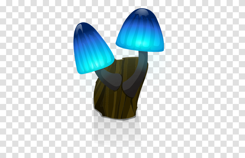 Lamp Wall Decoration Mushrooms Blue Glowing Light Glowing Mushrooms No Background, Outdoors, Nature, Plant, Ice Transparent Png