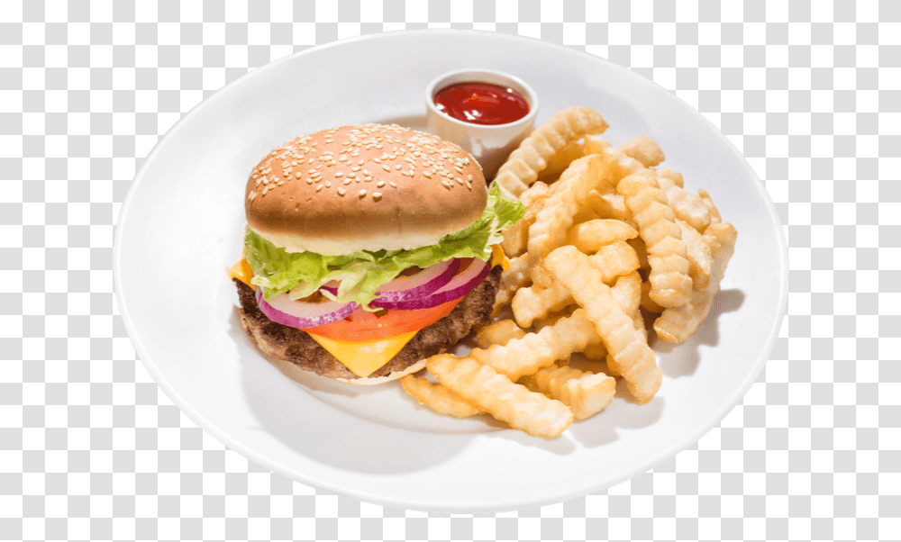 Lampl Hawaiian Barbecue Burger, Food, Fries Transparent Png