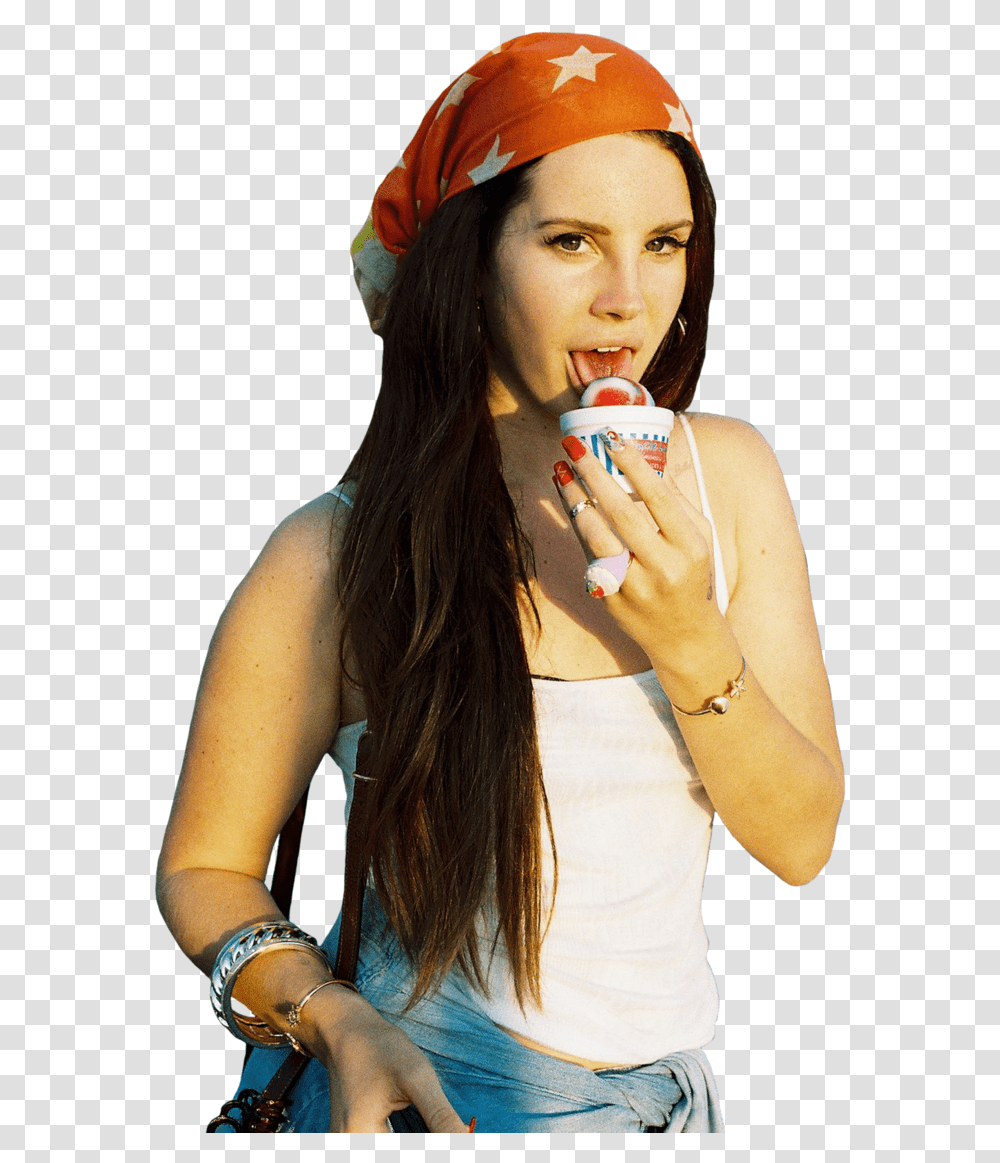 Lana Del Rey By Maarcopngs Lana Del Rey Coney Island, Person, Finger, Hat Transparent Png