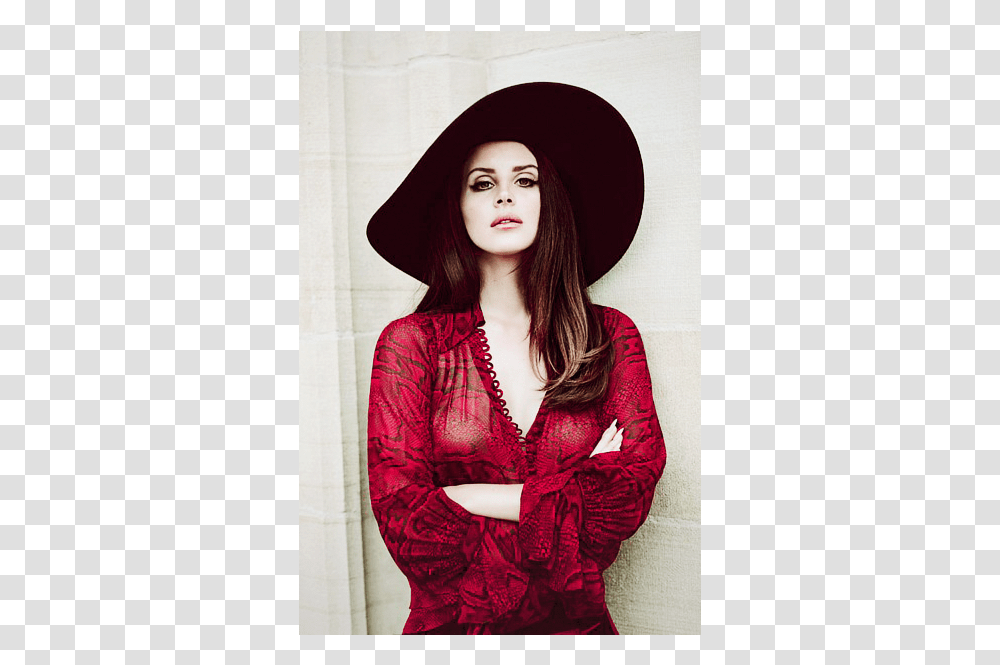 Lana Del Rey Id, Hat, Person, Female Transparent Png