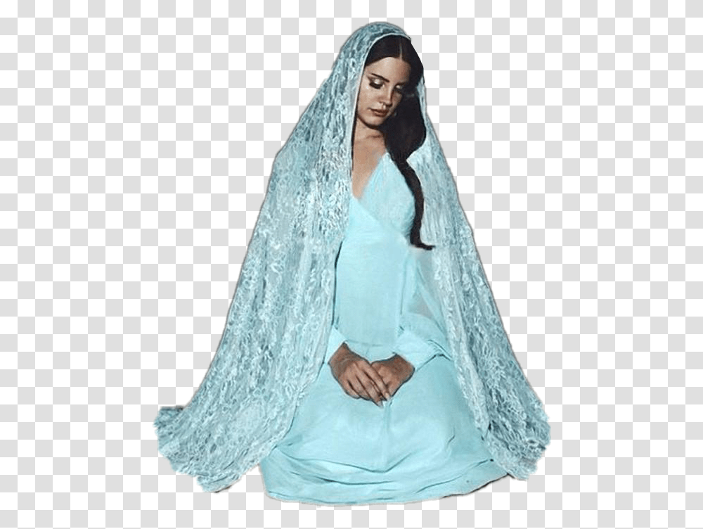 Lana Del Rey Tropico Cover, Apparel, Veil, Person Transparent Png