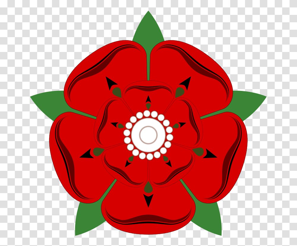 Lancashire Rose, Pattern, Ornament Transparent Png