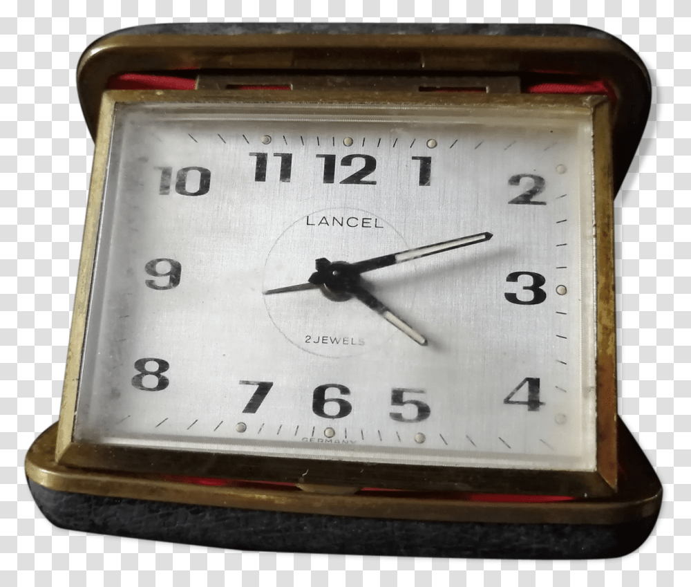 Lancel Vintage Travel Alarm ClockSrc Https Quartz Clock, Analog Clock, Clock Tower, Architecture, Building Transparent Png