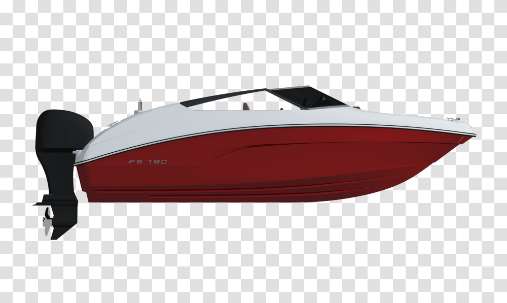 Lancha Fs Yachts Fs Vermelha, Vehicle, Transportation, Boat Transparent Png