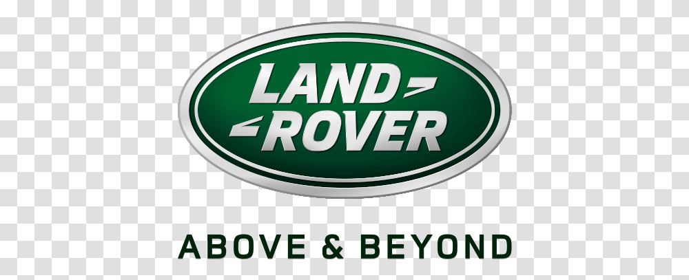 Land Land Rover Above And Beyond Logo, Label, Text, Symbol, Sticker Transparent Png