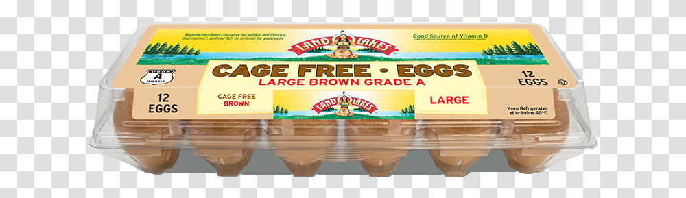 Land O Lakes Cage Free Brown Eggs, Label, Food, Plant Transparent Png