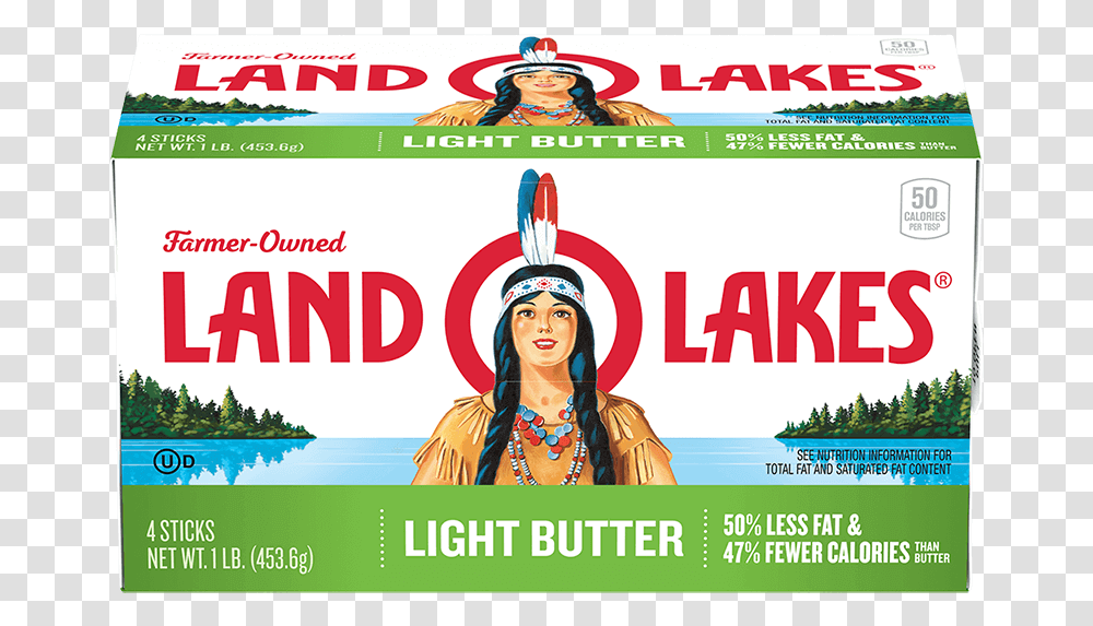 Land O Lakes Unsalted Stick Butter, Poster, Advertisement, Flyer, Paper Transparent Png