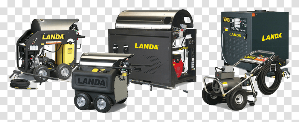 Landa Has Expanded Its Product Line And Today Offers Landa Pressure Washers, Machine, Generator, Wheel, Lawn Mower Transparent Png