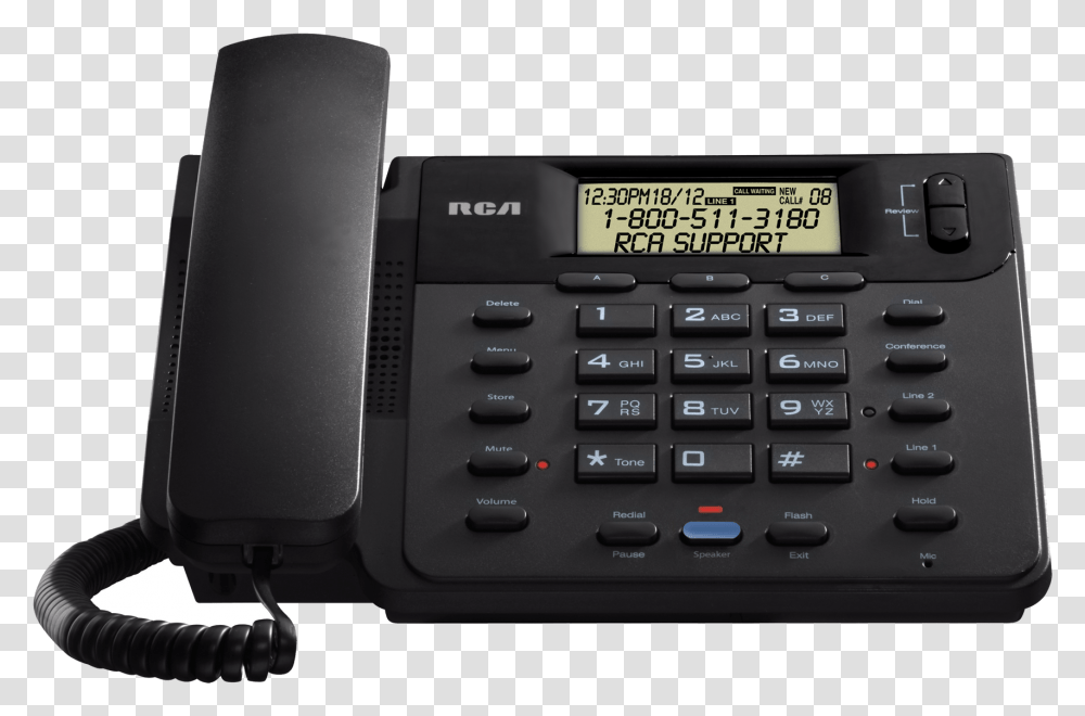Landline Phone Image File Rca, Electronics, Computer Keyboard, Computer Hardware, Dial Telephone Transparent Png