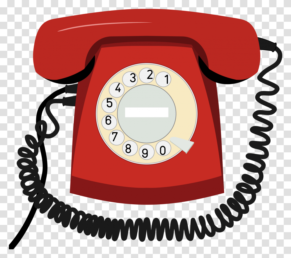 Landline Phone Image Red, Electronics, Dial Telephone, Rug Transparent Png