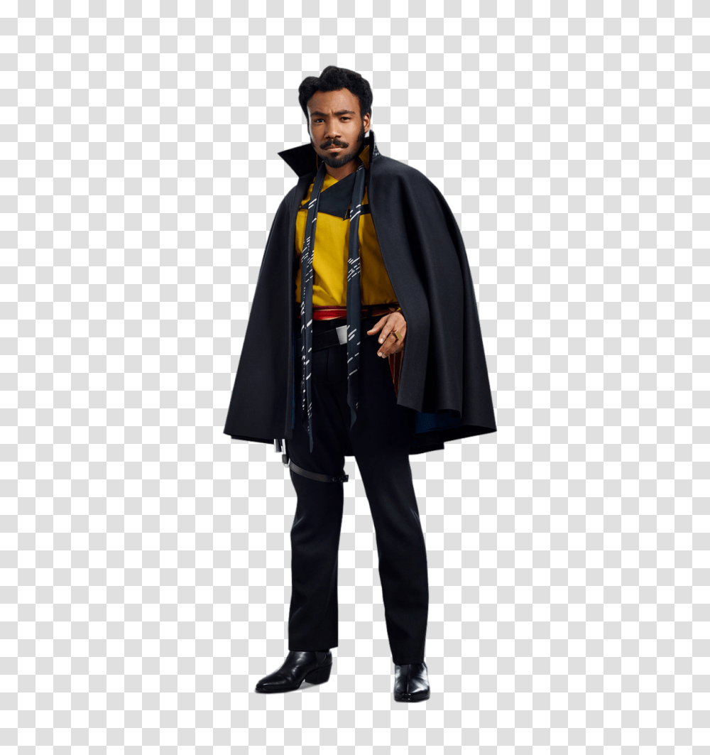 Lando Solo A Star Wars Story Cut Out Characters With Solo A Star Wars Story Lando, Clothing, Apparel, Costume, Person Transparent Png