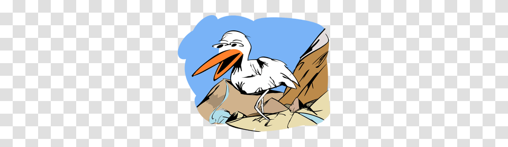 Landscape Free Clipart, Pelican, Bird, Animal, Soil Transparent Png