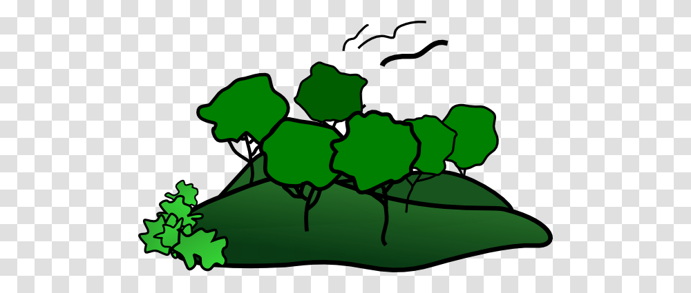 Landscape Mountain Trees Clip Arts Download, Green, Leaf, Plant, Animal Transparent Png