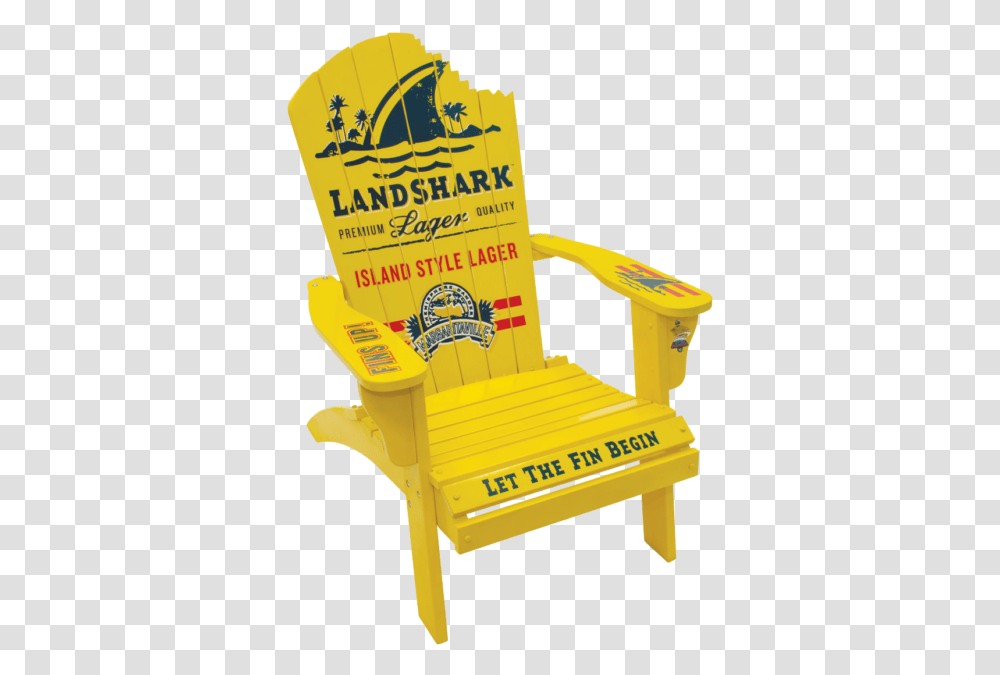Landshark Margaritaville Adirondack Chair, Furniture, Toy, Throne Transparent Png
