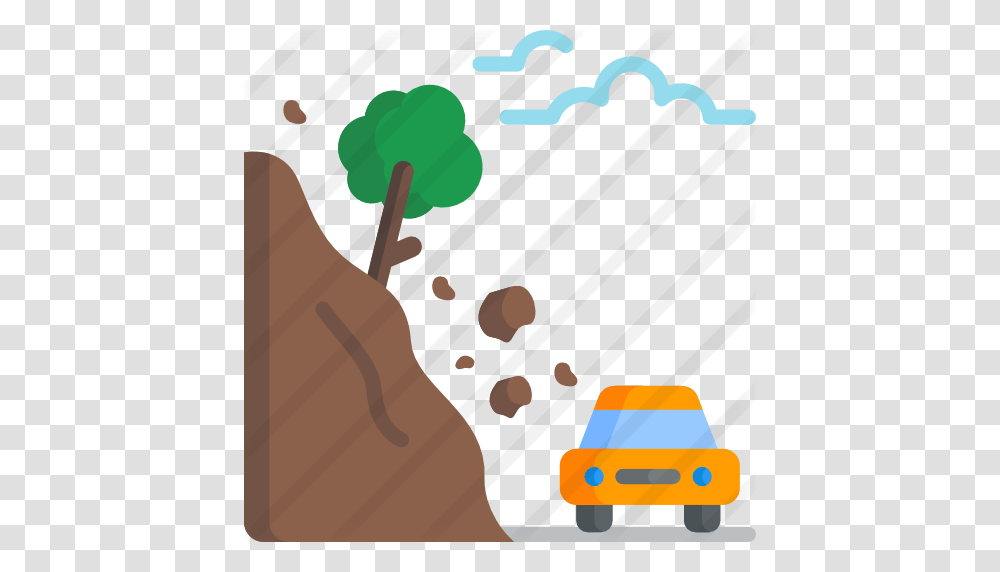 Landslide, Car, Vehicle, Transportation, Automobile Transparent Png