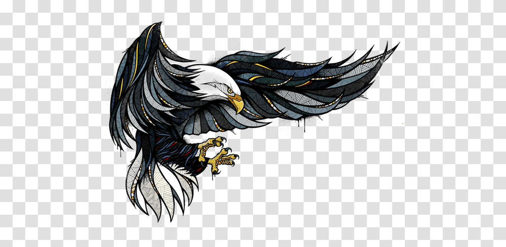 Landyachtz Longboard Graphics, Eagle, Bird, Animal, Bald Eagle Transparent Png
