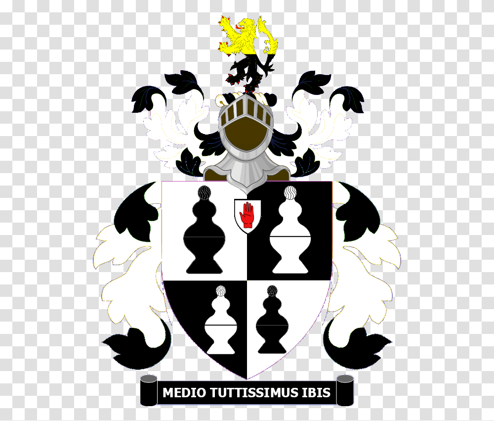 Langrishe Achievement Earl Of Snowdon Coat Of Arms, Chess, Game, Emblem Transparent Png
