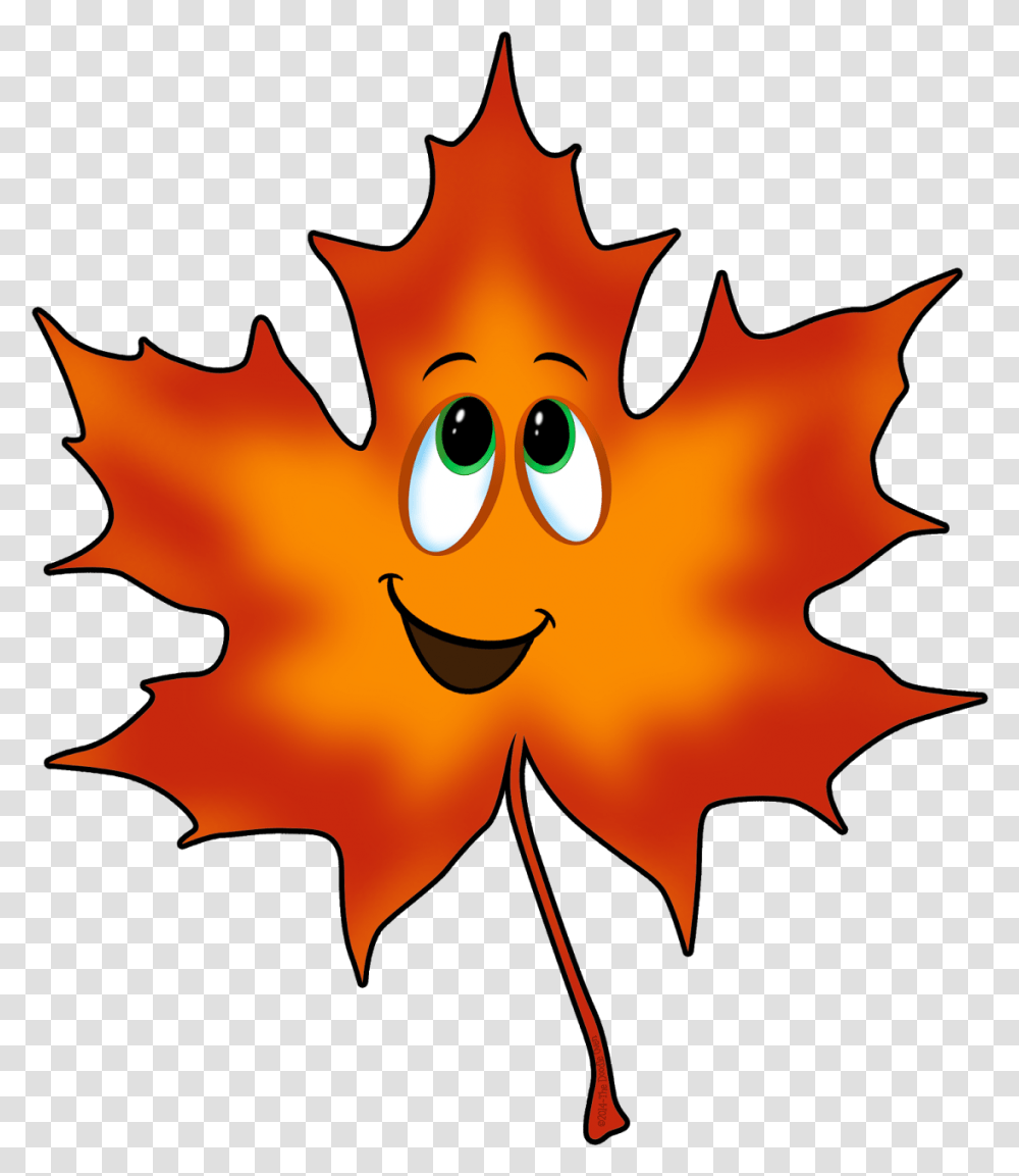 Lanie's Little Learners October 2015 Clip Art Fall Leaf With Face, Plant, Tree, Maple Leaf, Person Transparent Png