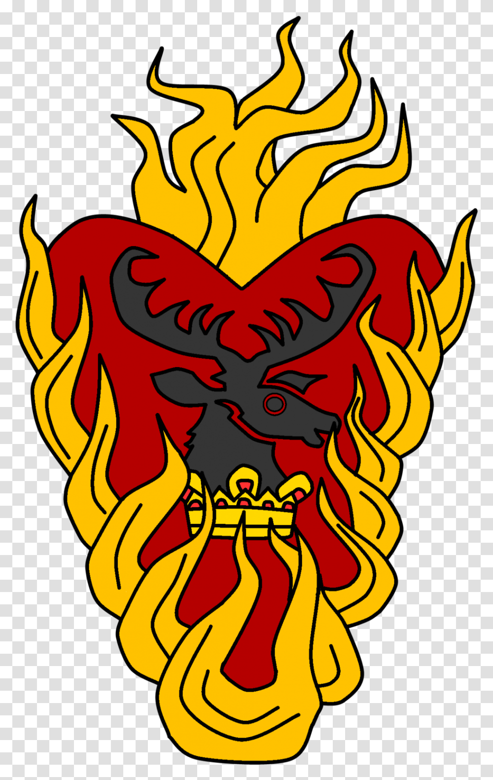 Lannister Sigil House Baratheon Of Dragonstone Sigil, Fire, Flame, Mountain, Outdoors Transparent Png