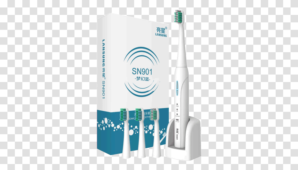Lansung Sn901 Acoustic Whitening Soft Hair Automatic Electric Toothbrush, Tool Transparent Png