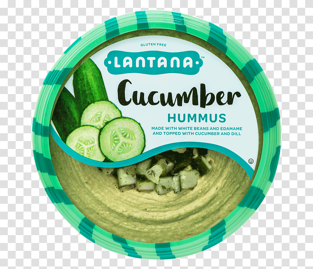Lantana Black Bean Hummus Download Lantana Hummus, Plant, Cucumber, Vegetable, Food Transparent Png