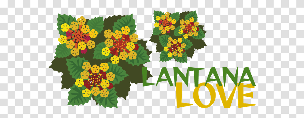 Lantana Love 209 Magazine Lantana Clipart, Plant, Pattern, Floral Design, Graphics Transparent Png