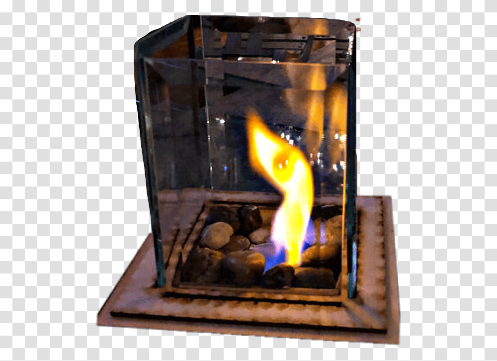 Lantern Firepit Fire Rocks Remixit Freetoedit Flame, Fireplace, Indoors, Hearth, Bonfire Transparent Png