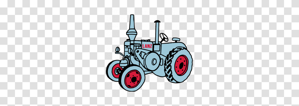 Lanz Clipart, Tractor, Vehicle, Transportation, Lawn Mower Transparent Png