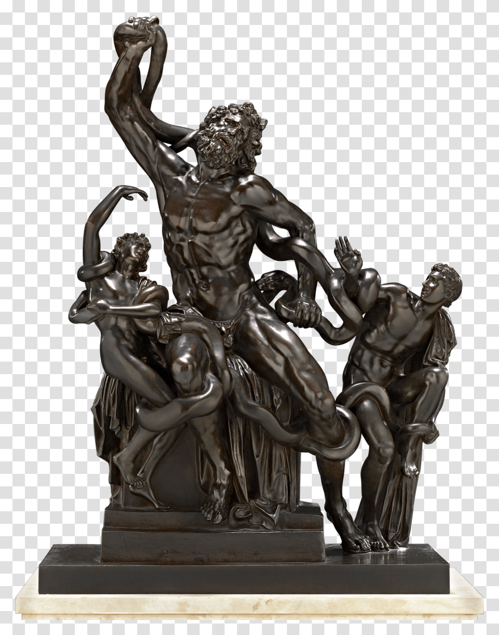 Laocon Bronze Sculpture Transparent Png