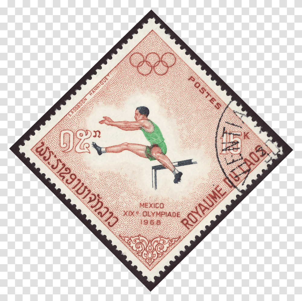 Laos 1968 Minr0244 Pm B003 Stamp Miniature Album, Person, Human, Rug, Postage Stamp Transparent Png
