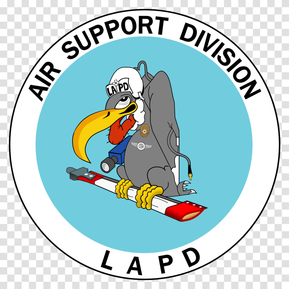 Lapd Air Support Division, Label, Logo Transparent Png