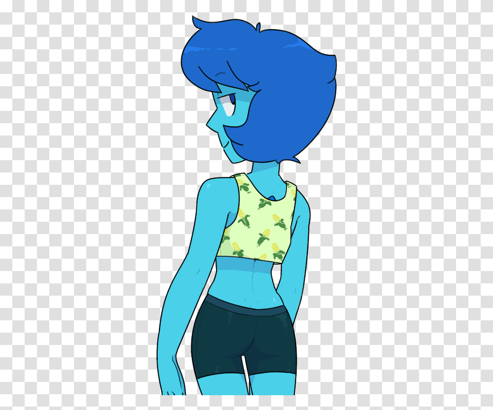 Lapis In A Crop Top, Sleeve, Dress, Long Sleeve Transparent Png